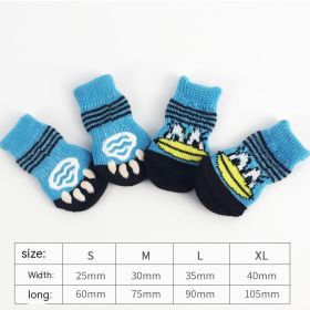 Dog Socks Booties Cat Shoes Anti-scratch (Option: Big Mouth Duck-L)